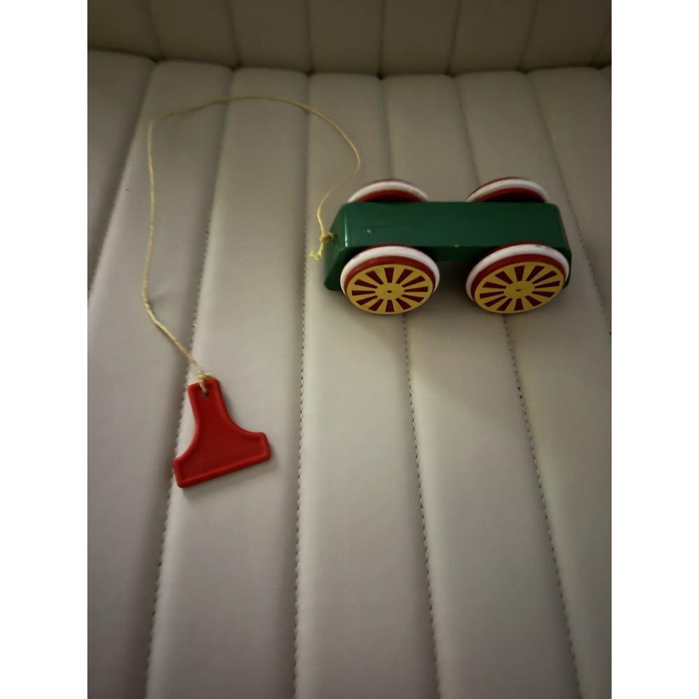 Vintage Brio Swedish Retro Wooden Wood Pull Toy Made In Sweden